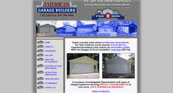 Desktop Screenshot of americangaragebuilders.com